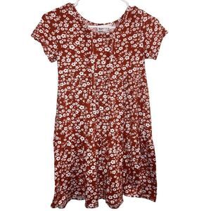 🦄3/$15🦄 Dream Girl | Red Floral Dress Size 10